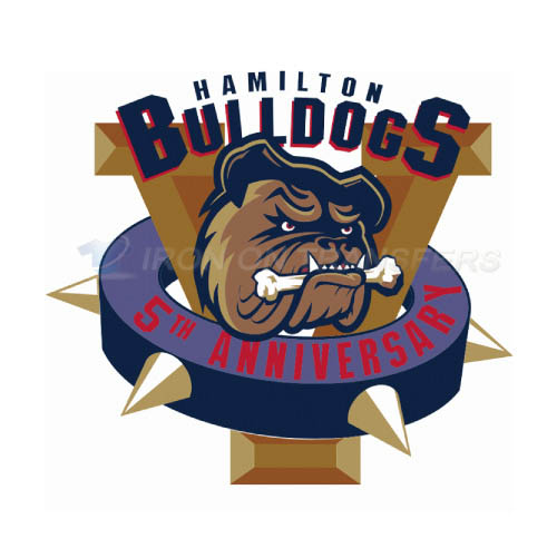 Hamilton Bulldogs Iron-on Stickers (Heat Transfers)NO.9026